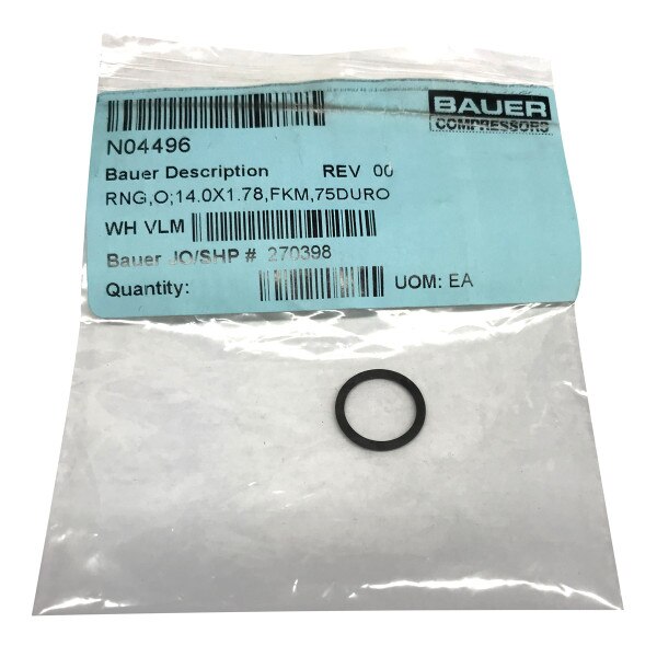 N04496 Oring - Separator Element ACD Drain Valve - Bauer Compressors